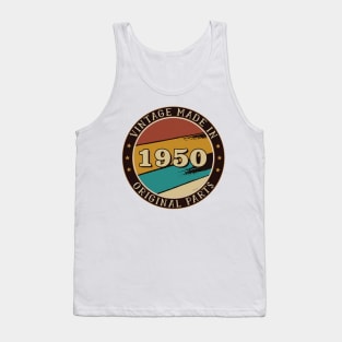 Vintage Made In 1950 Original Parts Tank Top